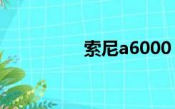 索尼a6000（索浦耳机）