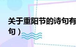 关于重阳节的诗句有哪些?（关于重阳节的诗句）