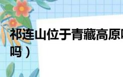 祁连山位于青藏高原吗（祁连山会有高原反应吗）