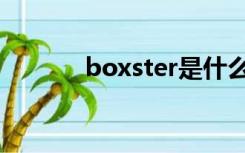 boxster是什么车（boxster）