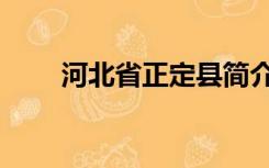 河北省正定县简介（河北省正定县）