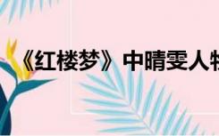 《红楼梦》中晴雯人物形象分析是什么意思