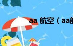 aa 航空（aa航空公司官网）