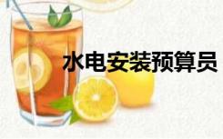 水电安装预算员（水电安装预算）