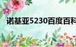 诺基亚5230百度百科（诺基亚5230参数）