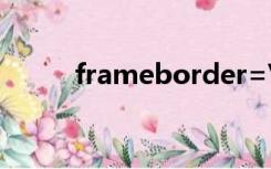 frameborder=