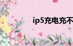 ip5充电充不进去（ip5c）