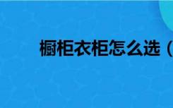 橱柜衣柜怎么选（装修橱柜怎么选）