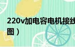 220v加电容电机接线图（220v电机电容接线图）