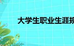 大学生职业生涯规划书范文3000字