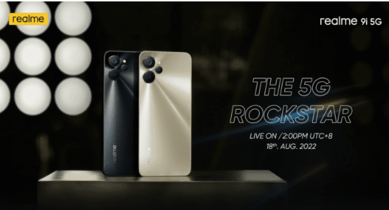 REALME 9I 5G 配备 90HZ 屏幕和 5000MAH 电池