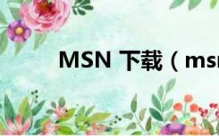 MSN 下载（msn2009官方下载）