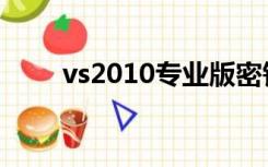 vs2010专业版密钥（vs2010密钥）