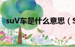 suV车是什么意思（SUV汽车是什么意思）