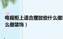 电视柜上适合摆放些什么做装饰物（电视柜上适合摆放些什么做装饰）