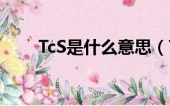 TcS是什么意思（TCSL是什么意思）