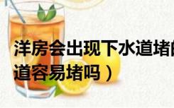 洋房会出现下水道堵的情况吗（洋房二楼下水道容易堵吗）