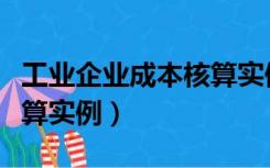 工业企业成本核算实例教材（工业企业成本核算实例）