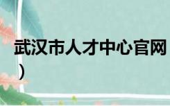 武汉市人才中心官网（武汉人才服务中心官网）