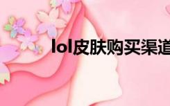 lol皮肤购买渠道（lol皮肤购买）