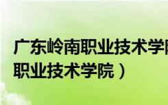 广东岭南职业技术学院招生办电话（广州岭南职业技术学院）