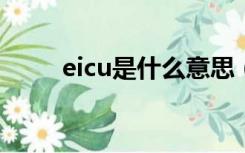 eicu是什么意思（icu是什么意思）