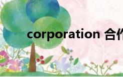 corporation 合作（corporation）