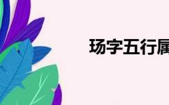 玚字五行属什么（玚）