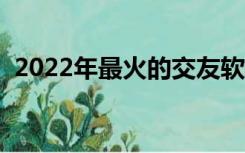 2022年最火的交友软件（最火的交友软件）