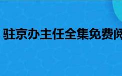 驻京办主任全集免费阅读（驻京办主任全集）