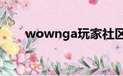 wownga玩家社区（wownga论坛）