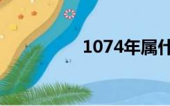 1074年属什么（1074）