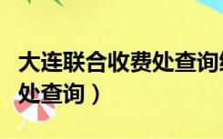 大连联合收费处查询缴费卡号（大连联合收费处查询）