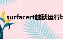 surfacert越狱运行bochs（surface rt 越狱）