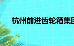 杭州前进齿轮箱集团股份有限公司股票