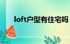 loft户型有住宅吗（loft有住宅房吗）