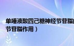 单唾液酸四己糖神经节苷脂的副作用（单唾液酸四己糖神经节苷脂作用）