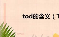 tod的含义（TOD代表什么）