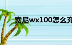 索尼wx100怎么充电（索尼wx100）