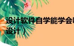 设计软件自学能学会吗（如何自学计算机软件设计）