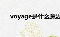 voyage是什么意思（voyage怎么读）