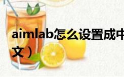 aimlab怎么设置成中文（aimlab如何设置中文）