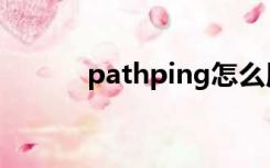 pathping怎么用（pathping）