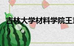 吉林大学材料学院王慧远（吉林大学材料学院）