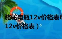 骆驼电瓶12v价格表60AH 94min（骆驼电瓶12v价格表）