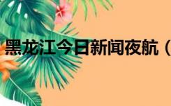 黑龙江今日新闻夜航（黑龙江新闻夜航昨天）