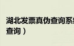 湖北发票真伪查询系统（湖北省定额发票真伪查询）