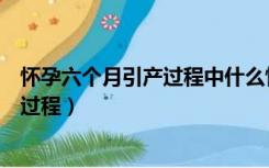 怀孕六个月引产过程中什么情况下会死亡（怀孕六个月引产过程）