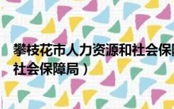 攀枝花市人力资源和社会保障局官网（攀枝花市人力资源和社会保障局）