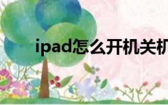 ipad怎么开机关机（ipad怎么开机）